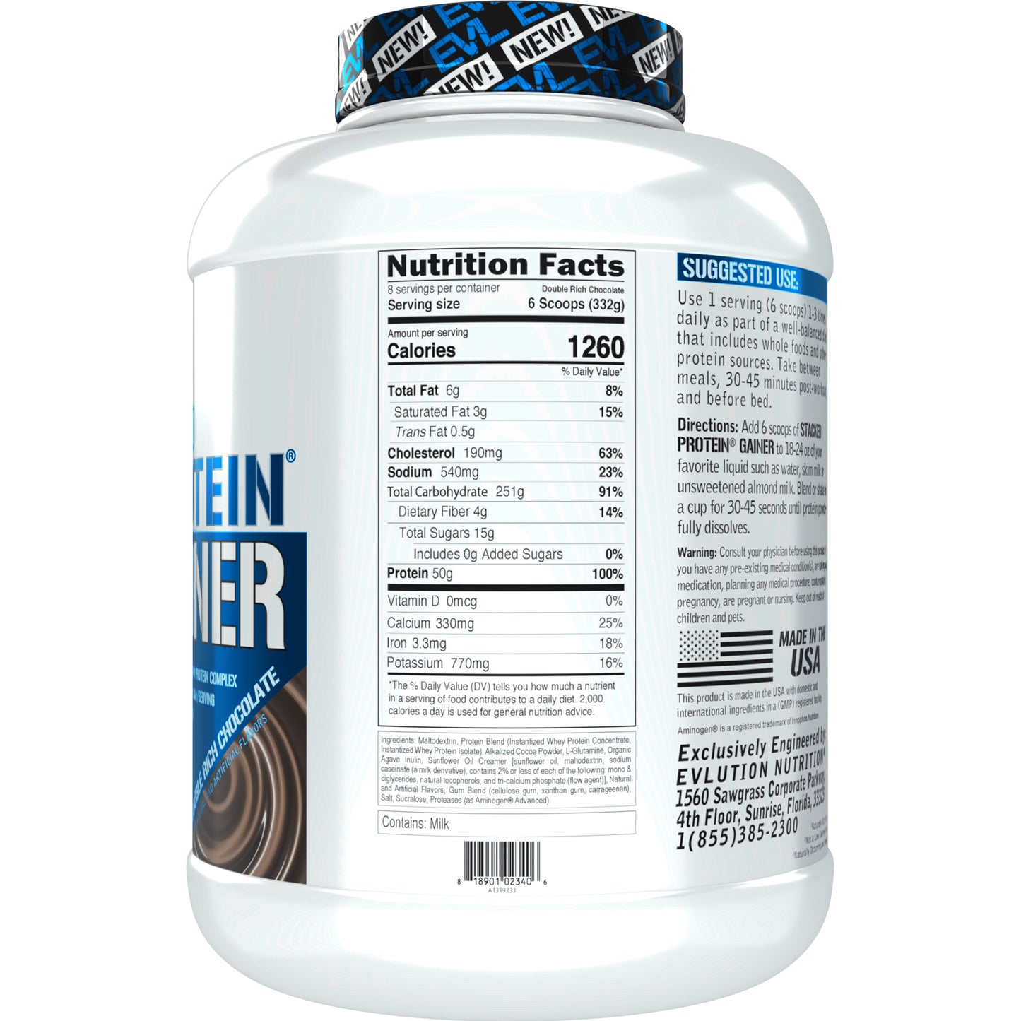 Stacked Protein GAINER
