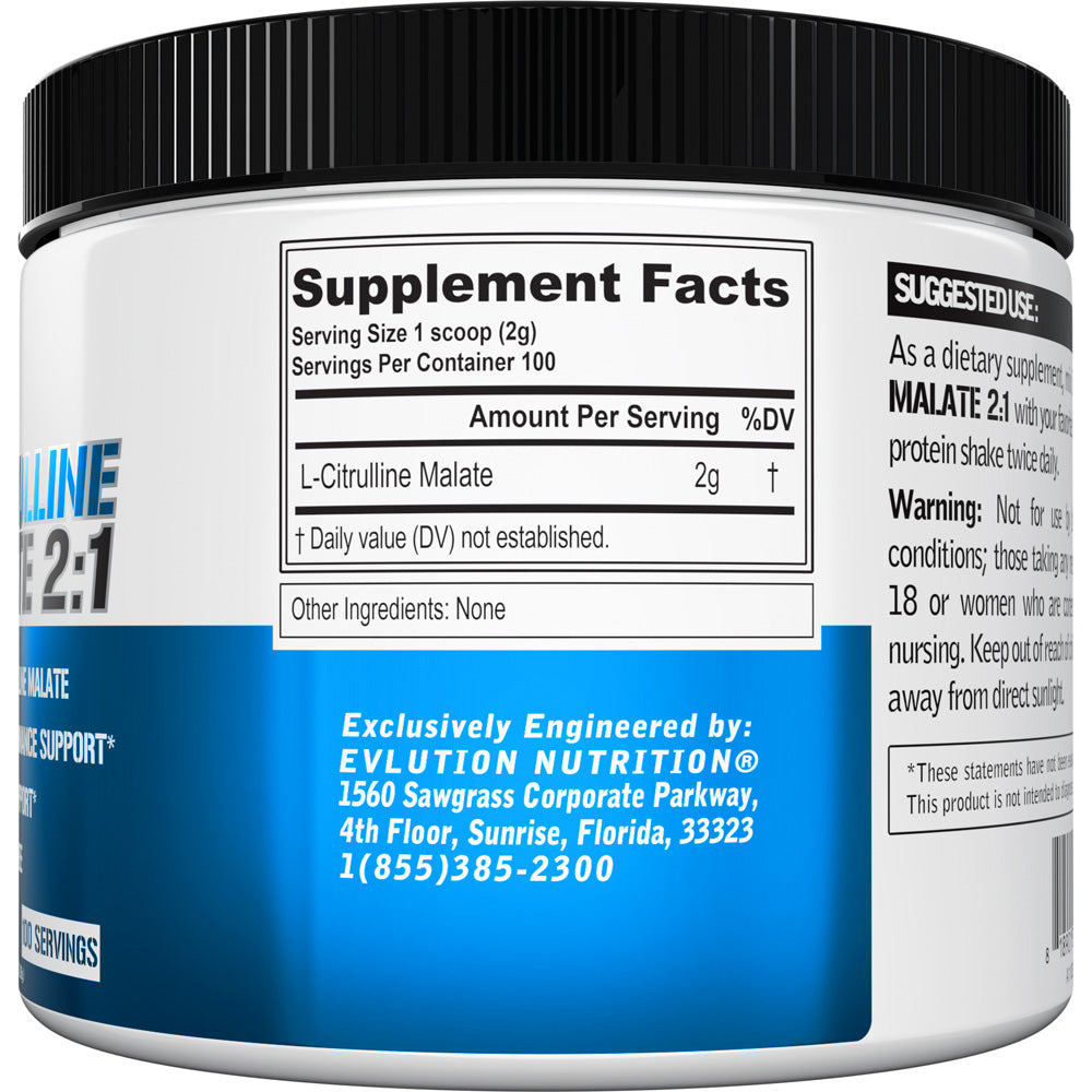 EVL L-Citrulline Malate 2:1 (Powder)