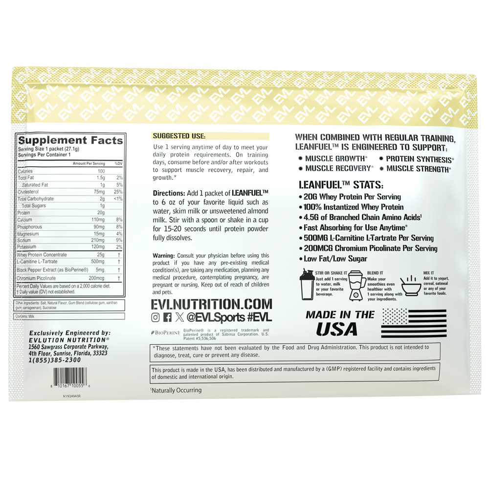 LeanFuel Sample Packet