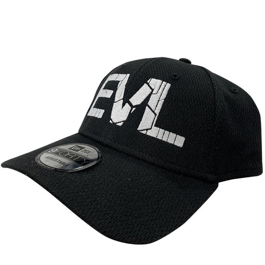 WHITE ON BLACK EVL BREATHABLE GOLF HAT