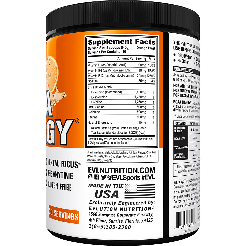 Pre Workout for Women with Vitamin B12 - Evlution Nutrition BCAA Energy  Powder 30 Servings Pink Starblast Flavor 