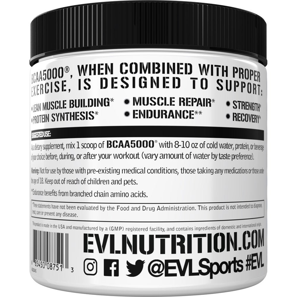 Bcaa5000 Powder Evlution Nutrition