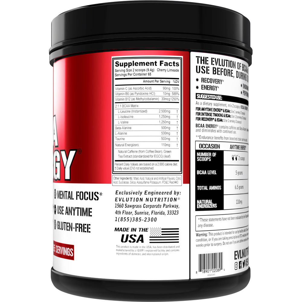 Pre Workout for Women with Vitamin B12 - Evlution Nutrition BCAA Energy  Powder 30 Servings Pink Starblast Flavor 