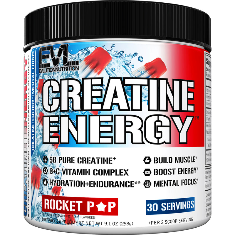 EVL Creatine Energy pre-workout powder