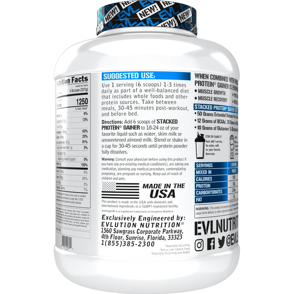 EVL Stacked Protein GAINER