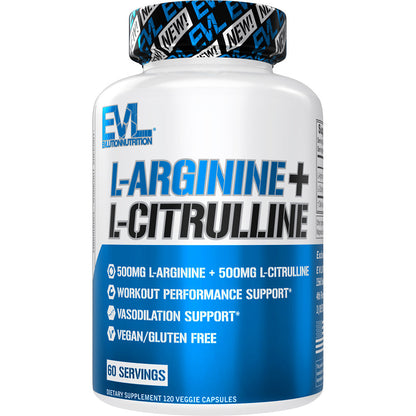EVL L-Arginine + L-Citrulline (Capsules)