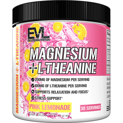 Magnesium + L-Theanine EVLUTION NUTRITION Magnesium + L-Theanine EVLUTION NUTRITION