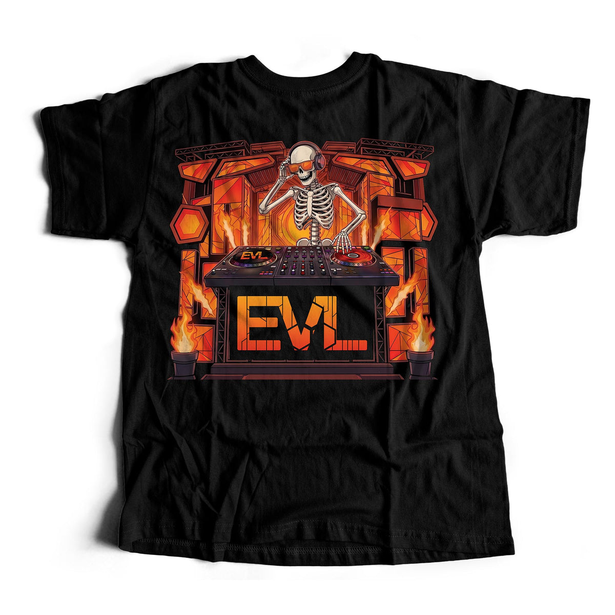 EVL Skeleton DJ Crew