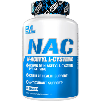 NAC - N-Acetyl-L-Cysteine EVLUTION NUTRITION NAC - N-Acetyl-L-Cysteine EVLUTION NUTRITION
