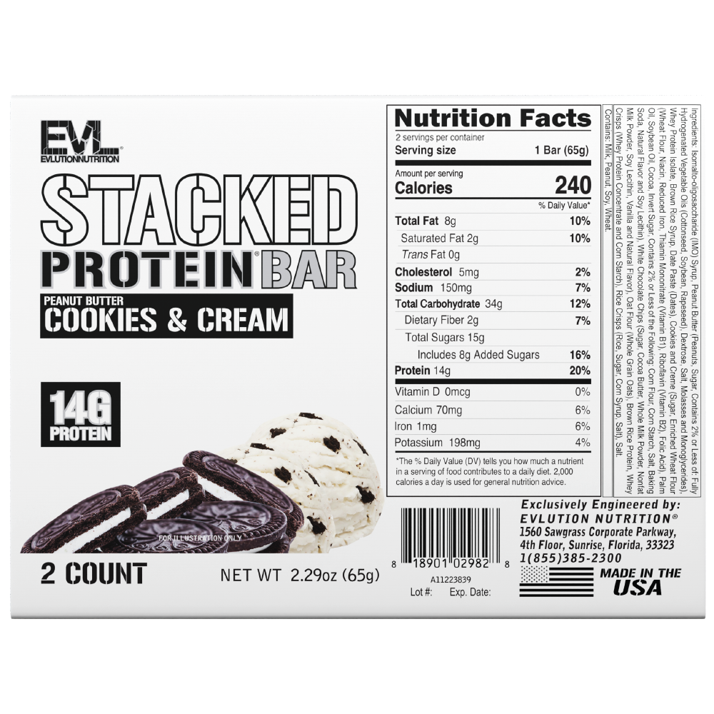 EVL Stacked Protein Bar