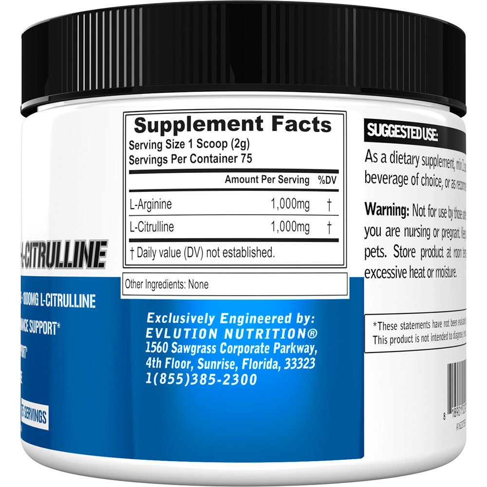 L-Arginine + L-Citrulline (Powder)