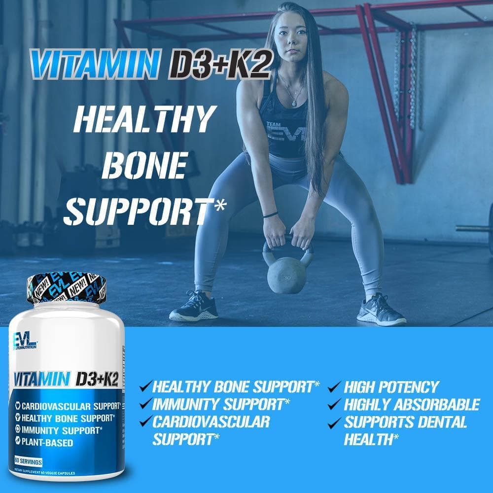 EVL Vitamin D3 + K2 (Capsules)