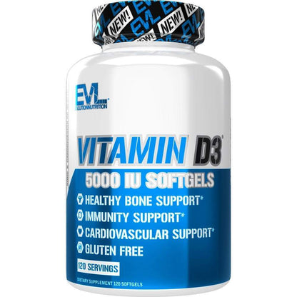 EVL Vitamin D3 (120 Servings) (Softgels)
